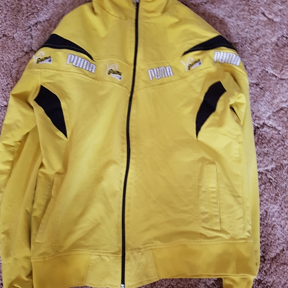 Vintage womens yellow puma sweater - Picture 1 of 3